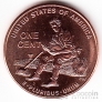 США 1 цент 2009 Юность Ликольна