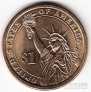 США 1 доллар 2007 №02 Джон Адамс (P)