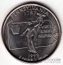 США 25 центов 1999 Pennsylvania (P)
