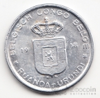 Бельгийское Конго 5 франков 1958