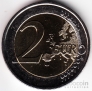 Греция 2 евро 2009 10 лет евро