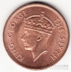 Сейшельские острова 5 центов 1948