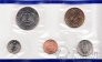 США  набор 5 монет 2001 Р