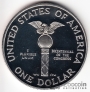 США 1 доллар 1989 200 лет конгрессу (Proof)