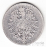 Германия 1 марка 1874 D