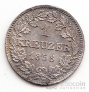 Бавария 1 крейцер 1858