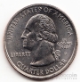 США 25 центов 2000 South Carolina (цветная)