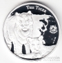 Ниуэ 1 доллар 2015 Тигрица с тигренком