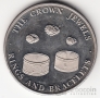 Теркс и Кайкос 5 крон 2004 Королевские регалии - браслеты и кольца
