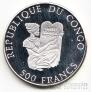 Республика Конго 500 франков 1996 Лев