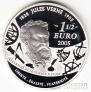 Франция 1 1/2 евро 2005 Жюль Верн - вокруг света за 80 дней (коробка)