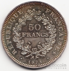 Франция 50 франков 1978 Геракл и богини [2]