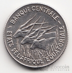 Центральноафриканские штаты - Экваториальные Африканские Штаты 100 франков 1966