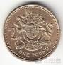 Великобритания 1 фунт 1983 Герб