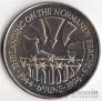 Остров Святой Елены 50 пенсов 1994 Вторая Мировая война - 50 лет битвы за Нормандию