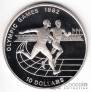Ниуэ 10 долларов 1991 Олимпиада 1992 - бег