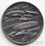 Либерия 1 доллар 1996 Стар Трек - космос