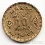 Марокко 10 франков 1952 (UNC)