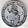 Великобритания 5 фунтов 2016 Звери Королевы - Лев Англии