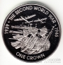 Остров Вознесения 1 крона 2019 80-ая годовщина Второй Мировой войны - солдаты и техника