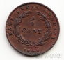 Брит. Ост-Индийская компания 1/4 цента 1845