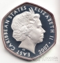 Восточно-Карибские штаты 10 долларов 2007 60 лет Свадьбы Королевы Елизаветы 2 и принца Филипа (серебро) №2