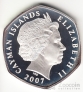 Каймановы острова 10 долларов 2007 60 лет Свадьбы Королевы Елизаветы 2 и принца Филипа (серебро) №2