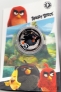 Сьерра-Леоне 1 доллар 2019 Angry Birds - Черная птица бомба (цветная)