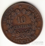 Франция 10 сентим 1896 А [1]