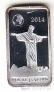 Соломоновы острова 1/2 доллара 2015 Рио де Жанейро (миниатюрный размер 19 х 11 мм)
