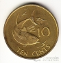 Сейшельские острова 10 центов 1982