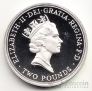 Великобритания 2 фунта 1994 300 лет Банку Англии (серебро)