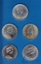 Набор 5 монет 1 крона 1981 Свадьба принца Чарльза и Дианы