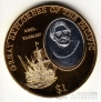 Фиджи 1 доллар 2009 Великие мореплаватели Тихого океана - Абель Тасман