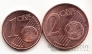 Андорра набор 2 монеты евро 2019