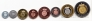 Редонда набор 8 монет 2009