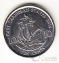 Восточно-Карибские штаты 10 центов 2014