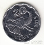 Свазиленд 20 центов 2015-2018
