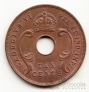 Брит. Восточная Африка 10 центов 1943