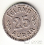 Исландия 25 аурар 1940