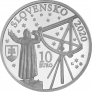 Словакия 10 евро 2020 Астроном Максимилиан Хелл