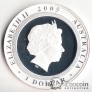 Австралия 1 доллар 2005 60 лет окончания Второй Мировой войны (серебро, голограмма)