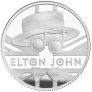 Великобритания 1 фунт 2020 Легенды музыки - Элтон Джон (серебро, коробка)