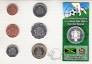 Ямайка набор монет 1996-2006 С жетоном ЧМ по футболу (серебро)