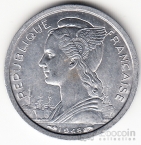 Реюньон 1 франк 1948