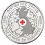 Великобритания 5 фунтов 2020 150 лет Британскому Красному кресту (блистер)