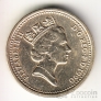 Великобритания 1 фунт 1990 Герб Уэльса