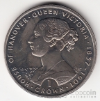 Гибралтар 1 крона 1993 Правители - Королева Виктория