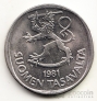 Финляндия 1 марка 1981