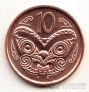 Новая Зеландия 10 центов 2012